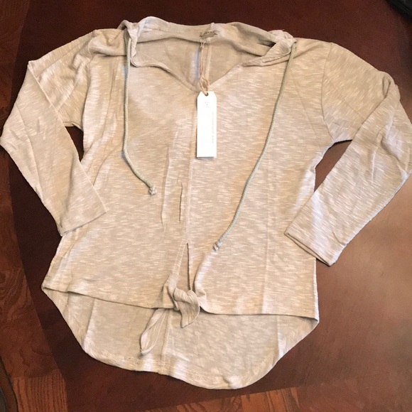 Anthropologie Anama Hooded Knot Sweater - Picture 2 of 6